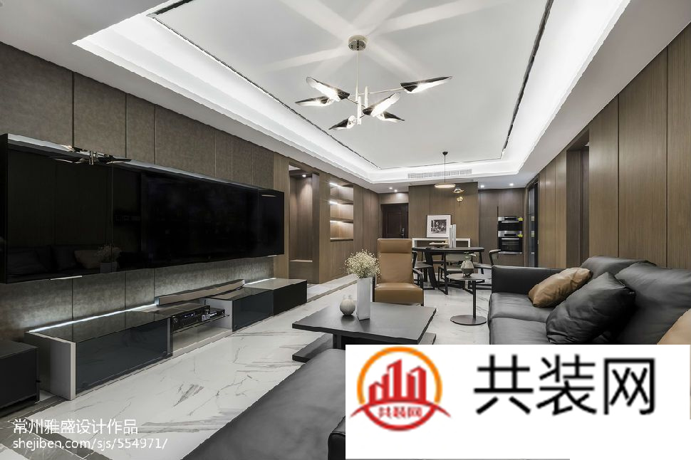 家庭中客厅田字吊顶该怎么设计和装饰