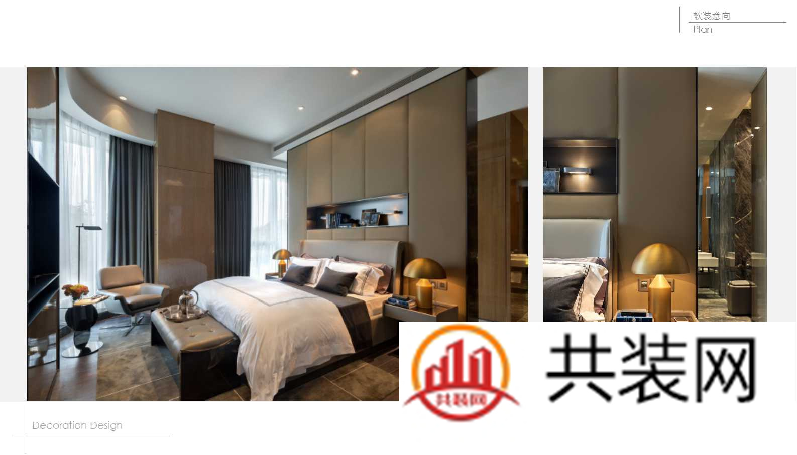 主卧床头柜设计效果图方案