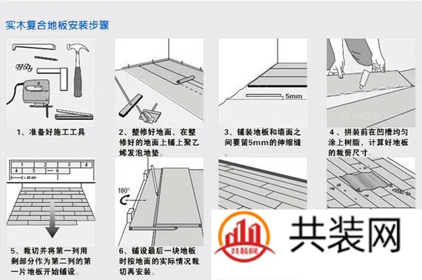 实木地板安装布置