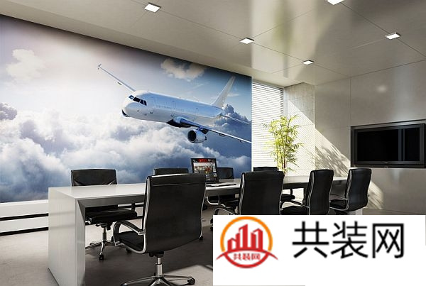 办公室创意壁纸设计案例