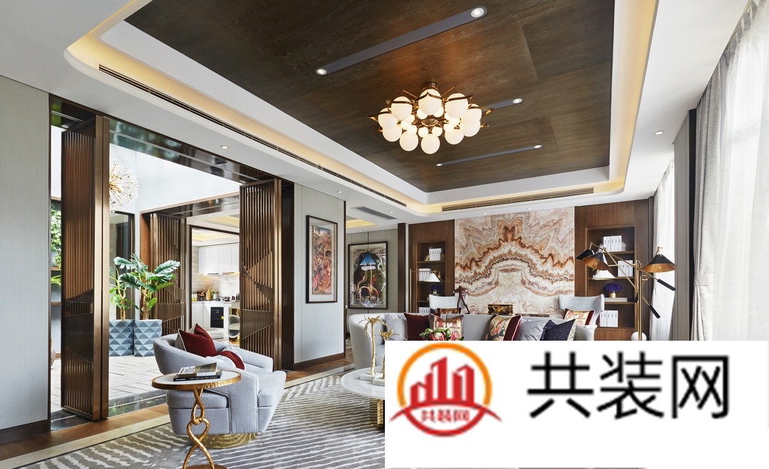 样板间客厅家具软装设计案例