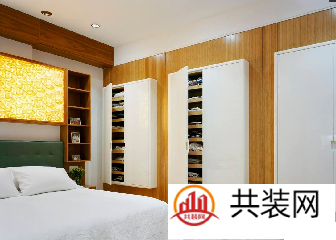 卧室家具衣柜软装木板设计