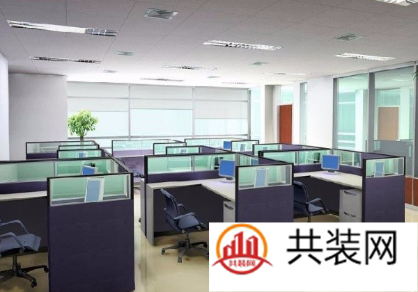 绿色植物来弥补小空间的厂房办公空间